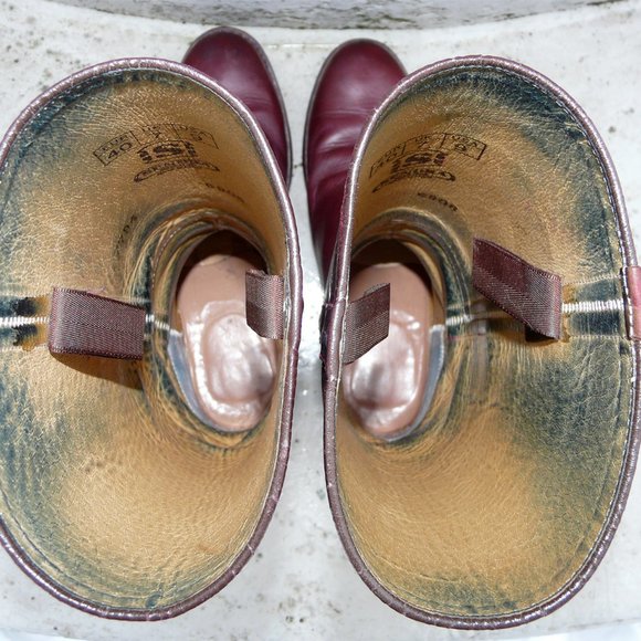 SENDRA pull-on riding boots, oxblood, EUR 40 or US 9, made in Spain - Picture 9 of 10